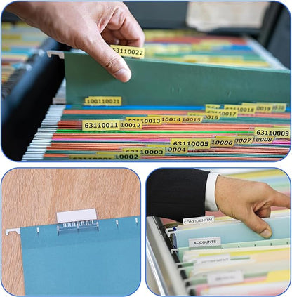Reastar Hanging File Folder Tabs, File Tabs - Image 4