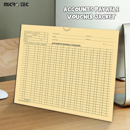Accounts Payable Voucher Envelopes General Accounting Style, Buff 300 Pack | - Image 3