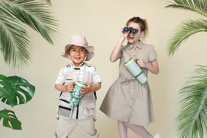 Ello Oasis 18oz Stainless Steel Kids Tumbler with Handle & Retracting Straw, 100% Leakproof, Double-Wall Vacuum Insulated, Kids Water Bottle for School, BPA Free, Dishwasher Safe, Avocado - Image 8