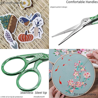 BIHRTC Scissors 3.6Inch Embroidery Knitting Scissor Small Crafting Shears - Image 7