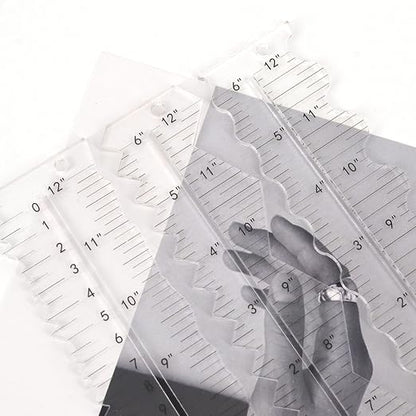 Acrylic Paper Tearing Ruler Craft Ruler - Image 6