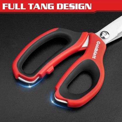 Goldblatt 2PCS Heavy Duty Scissors, Easy Cutting Cardboard - Image 7