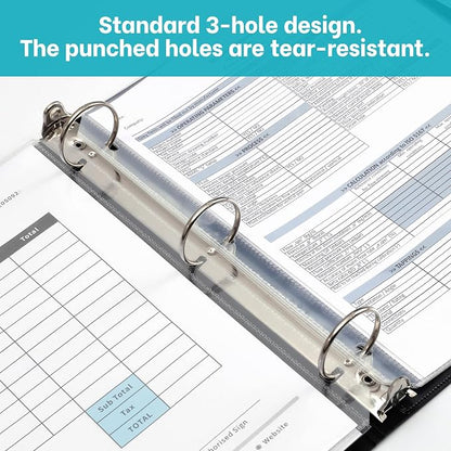 Heavyweight 3-Hole Letter Size Sheet Protectors - Image 4