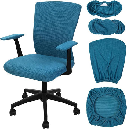 Tallew 4 Pcs Office Chair Covers Set Computer Universal Protective Stretchable by Tallew