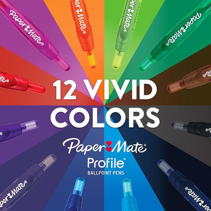 Paper Mate Profile Retractable Ballpoint Pens, Bold Point, Comfortable Grip - Image 7
