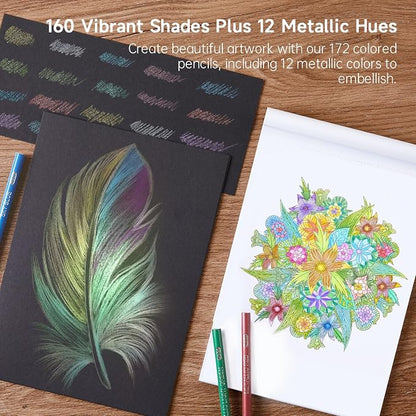 Shuttle Art 172 Colored Pencils - Image 5
