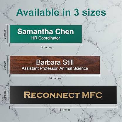Lasercrafting Custom Engraved Name Plate - Image 2