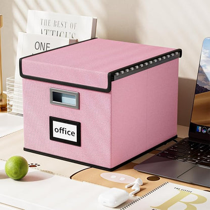 Collapsible File Storage Organizer Boxes - Image 5