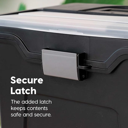IRIS USA File Box with Lid File Organizer - Image 4