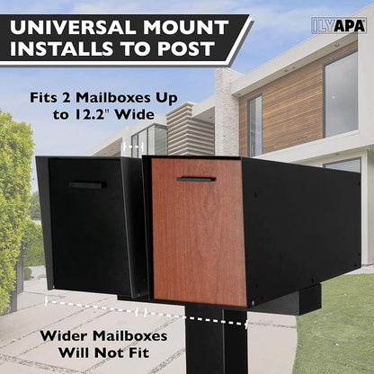 Ilyapa Double Mailbox Post for Outside - Image 4