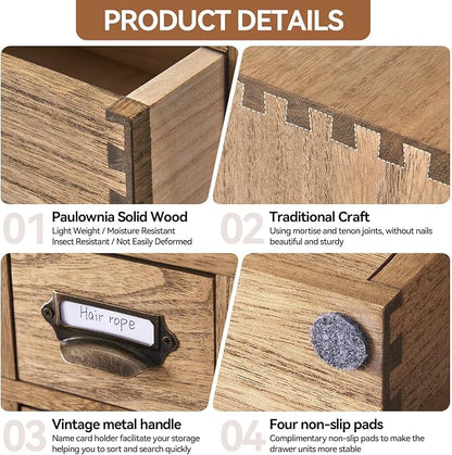 KIRIGEN Wooden Desk Storage Cabinet - Image 6