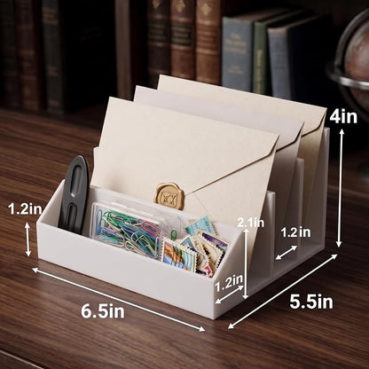 2 Pack 3-Slot Mail Organizer for Desk - Image 4