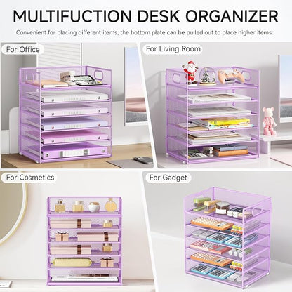 6 Tiers Letter Tray Paper Organizer - Image 5