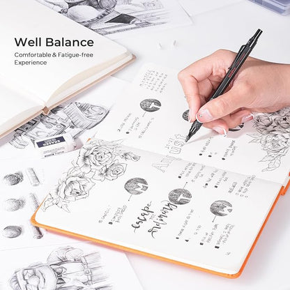 Nicpro 2 PCS Mechanical Pencil 0.5mm & 0.7 mm - Image 4