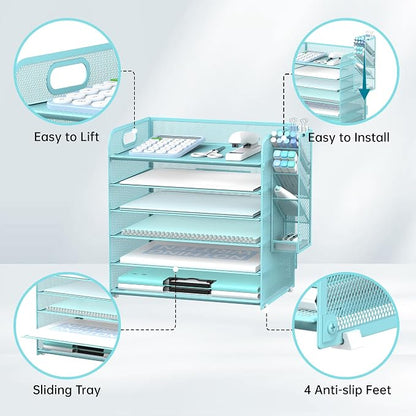 SUPEASY 6 Tier Paper Organizer - Image 3