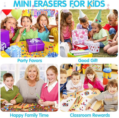 JUNEBRUSHS 150 Pieces Mini Erasers - Image 6