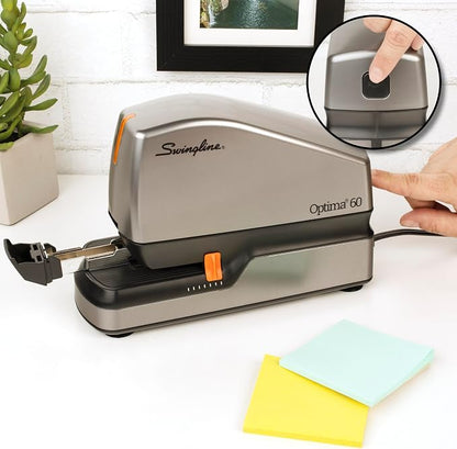 Swingline Electric Stapler, 60 Sheet Capacity, Optima 60, Jam Free, Auto or - Image 3