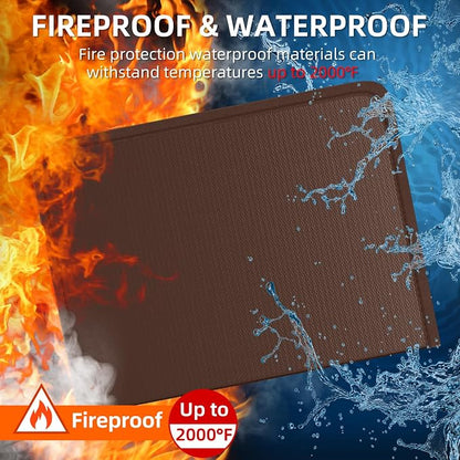 Fireproof Accordion File Organizer, Portable Expanding File Folder - Image 2