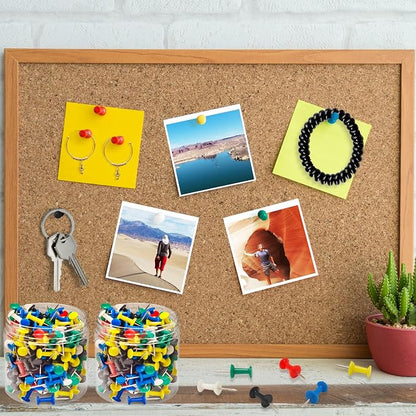 2400 Pcs Multicolor Push Pins, Standard Thumb Tacks - Image 5