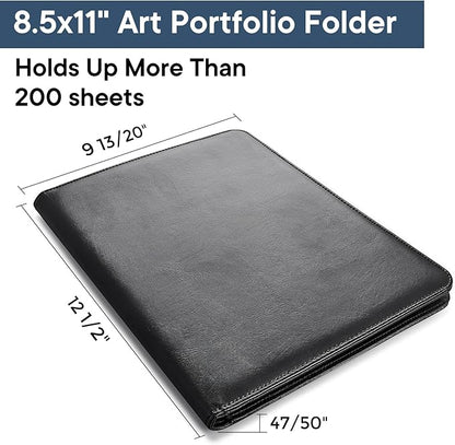 OOWOLF Padfolio with Clipboard Portfolio Binder - Image 3