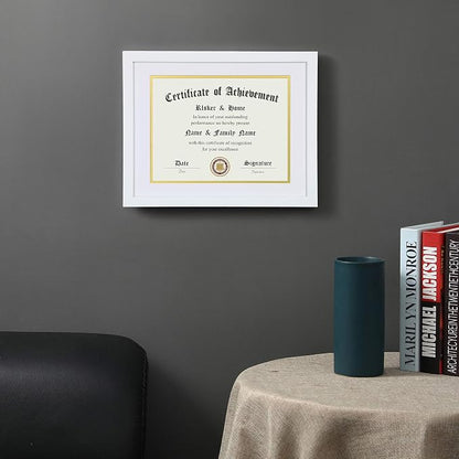 ELSKER&HOME 8.5x11 Diploma Frame White - Image 3