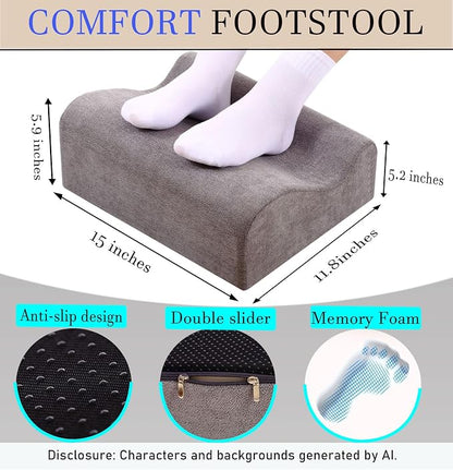 Work Foot Rest Under Desk, Comfort Foot Rest - Image 5