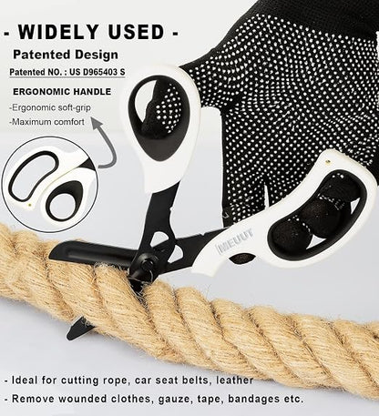 MEUUT 2 Pack Trauma Shears Patented Bandage Scissors - Image 3
