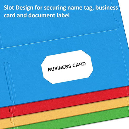 HABGP Two Pocket Folders, 20 Pack Paper Folders - Image 3