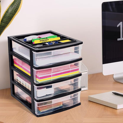Gracious Living 4 Drawer Desktop & Countertop Organizer w/Organization Lid - Image 5