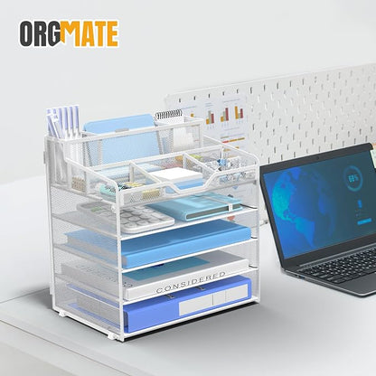 5 Tier Mesh Desk Organizer - Image 7