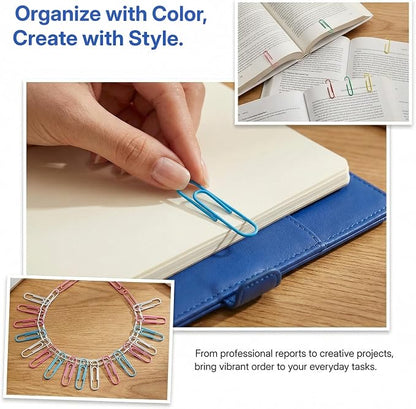 Paper Clips, Rust Proof, Jumbo & Small Paperclips, Storage Box Included - Image 4
