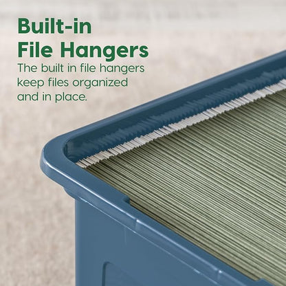 IRIS USA File Box Plastic File Organizer - Image 7