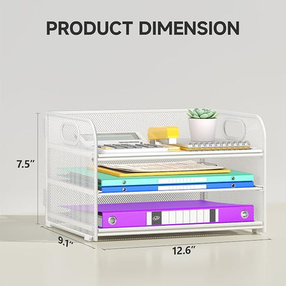 Cawukege 3 Tier Paper Organizer - Image 6
