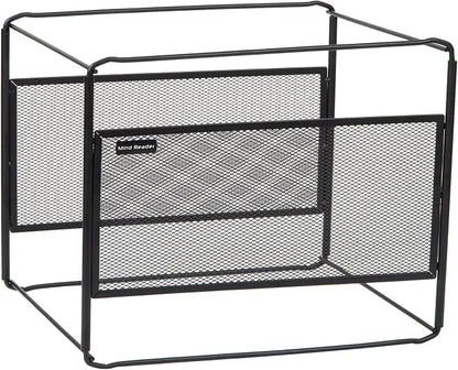 Mind Reader Hanging File Folder Organizer, Desktop Organizer, Metal Mesh - Image 7