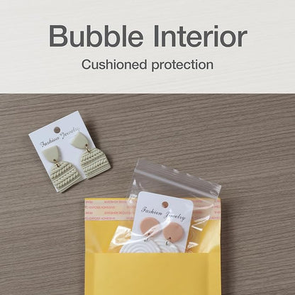 Quality Park Bubble Mailers, 4 x 8 Shipping Envelopes, Small Kraft Padded - Image 2