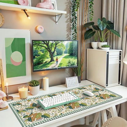 iCasso Large Desk Pad, Aesthetic Computer Mouse Pad by iCasso