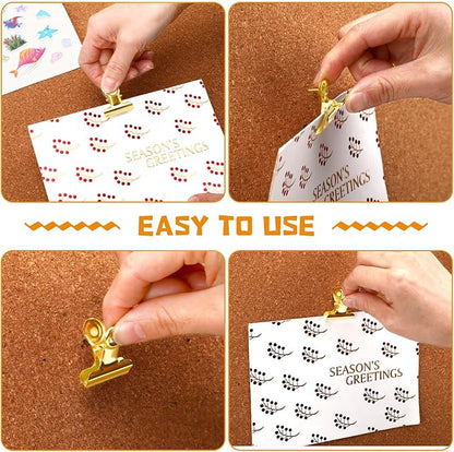 SANNIX 20 Pcs Metal Push Pin Clips 31mm - Image 4