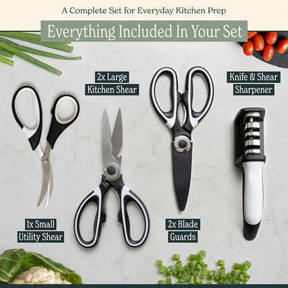 Heavy Duty Kitchen Shears With Sharpener - Image 3