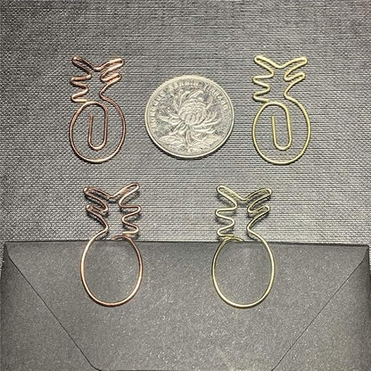 OWLFAVO 40pcs Pineapple Shape Paper Clips - Image 6