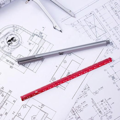 Mr. Pen- 6 Inch Pocket Size Ruler, 2 Pack, Small Architectural Scale | Compact - Image 8