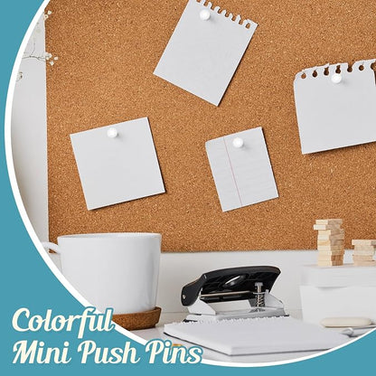 Outus 60 Pcs Giant Push Pins Jumbo Tacks 1/1.8inch Plastic Head - Image 3