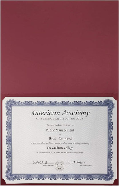 Better Office Products 25 Pack Red Certificate Holders, Diploma Holders - Image 7