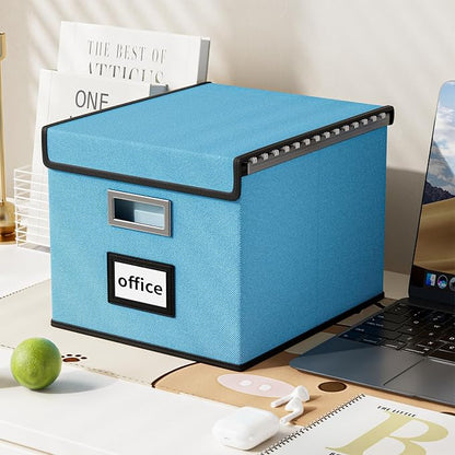 Decorative File Organizer Document Storage Boxes - Image 5