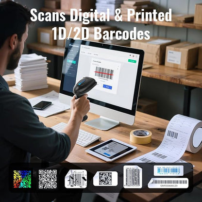 Tera Barcode Scanner with Battery Indicator: 2D Wireless, 2.4G Wireless - Image 6