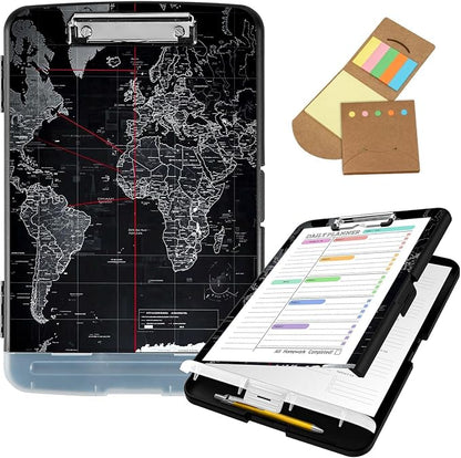 Clipboard with Storage, Clip Boards 8.5x11 with Storage High Capacity Nursing by Unknown