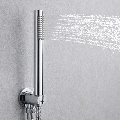 sumerain Rain Shower System with Tub Spout, Tub Shower Faucet Set with 8 inches Shower Head and Hand Shower, Valve Included Chrome - Image 8