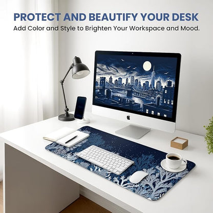 Aesthetic Desk Mat, Cute Ocean Reef Desk Pad Protector - Image 6