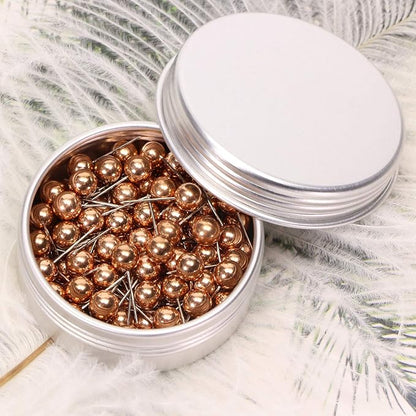 Tupalizy 100PCS 1/4 Inch Small Round Head Map Tacks Pins - Image 4
