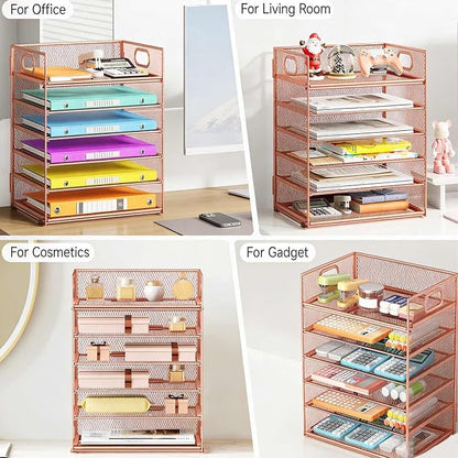 6 Tiers Letter Tray Paper Organizer - Image 5