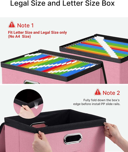 Oterri 2 Pack Large File Organizer Boxes - Image 5